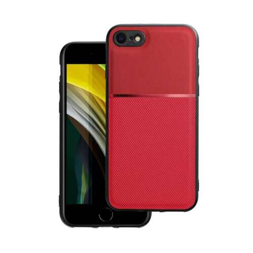 Forcell Noble tok iPhone 7/8 / SE 2020 piros telefontok, védőtok iPhone 7, 8, SE 2020-hoz - Forcell