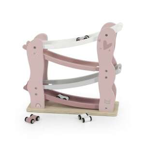 First Class - Fa Versenyautó Pálya - Rózsaszín