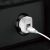 Dudao 2portová nabíjačka do auta 2.4A 3v1 USB na Lightning USB-C Micro USB kábel biely 44406380