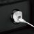Dudao 2portová nabíjačka do auta 2.4A 3v1 USB na Lightning USB-C Micro USB kábel biely 44406380