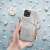 Forcell Shining tok Samsung Galaxy A33 5G-hez, ezüst csillogó telefontok, kézben