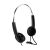 Genius HS-220U fekete USB headset, oldalnézet