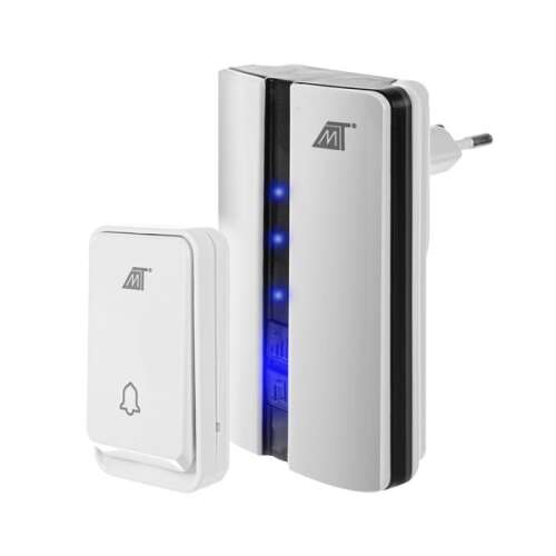 Malatec Vezeték Nélküli Vízálló Ajtócsengő - Fehér