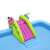 Bestway inflatable kids pool with slide, astronaut, rocket, moon and planets, slide detail