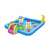 Bestway inflatable pool with slide and astronaut, moon, rocket, and planet toys