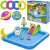 Children's pool with slide and figures 100533367