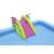Children's pool with slide and figures 100533367