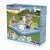 Bestway inflatable pool with slide and astronaut, moon, rocket, and planet toys
