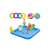 Bestway inflatable kids pool with slide, astronaut, rocket, moon and planets