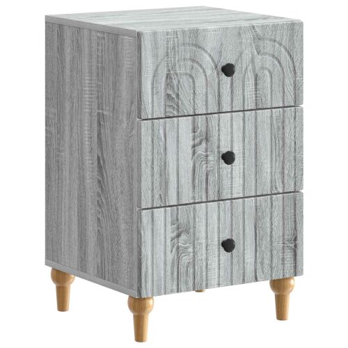 vidaXL Éjjeliszekrény Szürke Sonoma 43x 41 x 66,5 cm Szerelt Fa 159222138 - Éjjeliszekrény