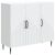 vidaXL Széf Fehér 89 x 34,5 x 80 cm Szerelt Fa 177522500