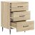 vidaXL Éjjeliszekrény Sonoma Tölgy 43 x 41 x 66,5 cm Szerelt Fa 159233235