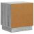 vidaXL Éjjeliszekrény Szürke Sonoma 43 x 34,5 x 44,5 cm Szerelt Fa 159222336