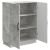 vidaXL Széf Betonszürke 66 x 34,5 x 87 cm Szerelt Fa 177522582