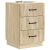 vidaXL Éjjeliszekrény Sonoma Tölgy 43 x 41 x 63,5 cm Szerelt Fa 159222553