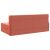 vidaXL Összecsukható kanapéágy Piros Narancs 152 x 86,5 x 60 cm Szövet 159223355