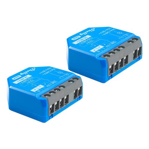 Két Shelly 1 Gen4 Zigbee Bluetooth Wi-Fi okosrelé, otthonautomatizálási készlet - Építkezés és felújítás