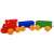 D-Toys First Train, red train with two wagons, toy train for kids