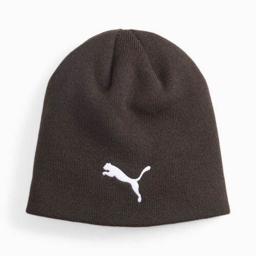 Puma Individual Winterized Tech Beanie, sötétbarna beanie Puma logóval - Férfiaknak