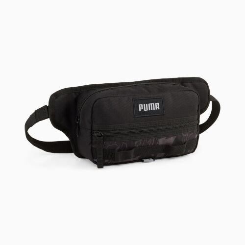 PUMA Style övtáska, fekete deréktáska állítható pánttal - Övtáska