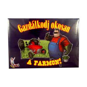 Gazdálkodj Okosan a Farmon! - Családi Társasjáték - 36x26 cm