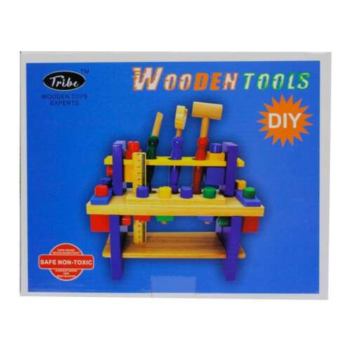 Tribe Fa szerszámpad készlet, DIY játék, gyerekeknek