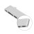 Közelkép az USB-C hub-ról USB 3.0 portokkal és SD kártyaolvasóval, részletes nézet