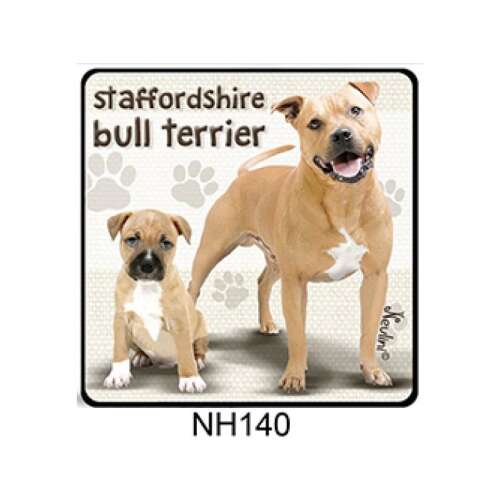 Hűtőmágnes kutyus Staffordshire bull terrier NH140