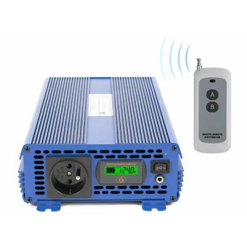 Feszültségváltó 24 VDC / 230 VAC ECO MODE SINUS IPS-2000S PRO 2000W 172398674 - Autós inverter