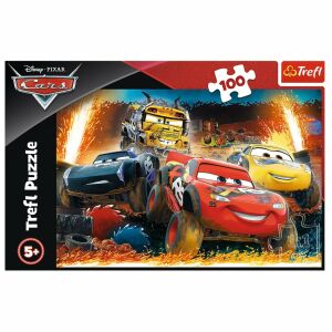Trefl Disney Cars 3 Puzzle, 100 Teile - Puzzle