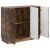vidaXL Széf Füstös Tölgy 89 x 34,5 x 77 cm Szerelt Fa 177522652