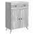 vidaXL Széf Szürke Sonoma 66 x 34,5 x 90 cm Szerelt Fa 177522675