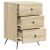 vidaXL Éjjeliszekrény Sonoma Tölgy 43 x 41 x 66,5 cm Szerelt Fa 159305674