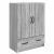 vidaXL Széf fiókkal Szürke Sonoma 66 x 34,5 x 92 cm Szerelt Fa 177522764