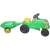 Zöld pedálos traktor utánfutóval, D-Toys, gyerekeknek