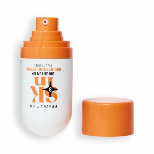 Revolution Skin Brighten Up szérum üvege nyitott kupakkal - Arcszérum