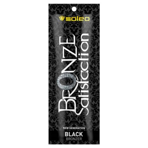 Soleo Black Bronzer Satisfaction barnító krém tasak, egyszer használatos - Szolárium krém