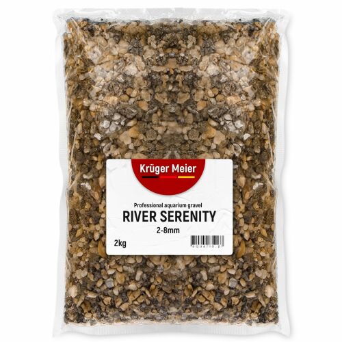 Kruger Meier River Serenity akváriumi kavics 2kg-os kiszerelés - Akvárium aljzat