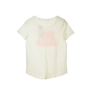 s. Oliver tricou alb cu gât rotund pentru femei – 36 128089076 - Îmbrăcăminte pentru femei