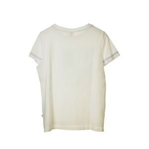 Q/S tricou alb cu gât rotund pentru femei – M 128089086 - Îmbrăcăminte pentru femei