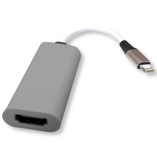 Lightning - HDMI adapter iPhone-hoz, szögletes nézet - Lightning átalakító