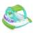 Bestway inflatable boat with canopy for kids, blue and green colors, with steering wheel