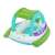 Bestway inflatable boat with canopy for kids, blue and green colors, with steering wheel