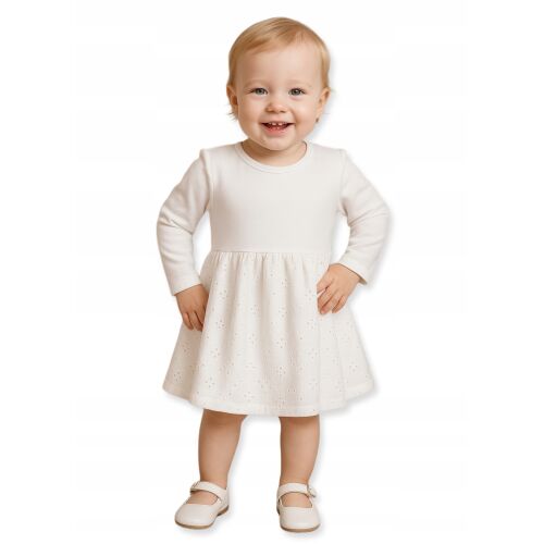 Body ruha BODYSUIT 74-es méret rövid ujjú HÍMZETT FEHÉR 159360140 - Gyerek body