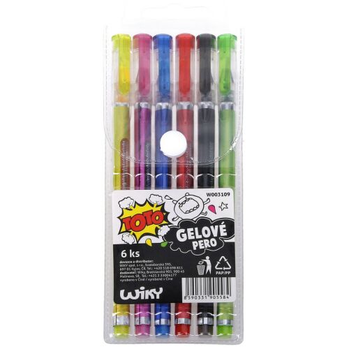 Gél toll 0,5 mm 6db 159382456 - Toll