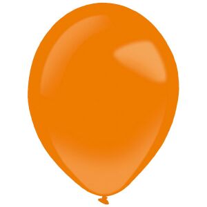 PartyLufi orangefarbener Ballon, 13cm - Amscan