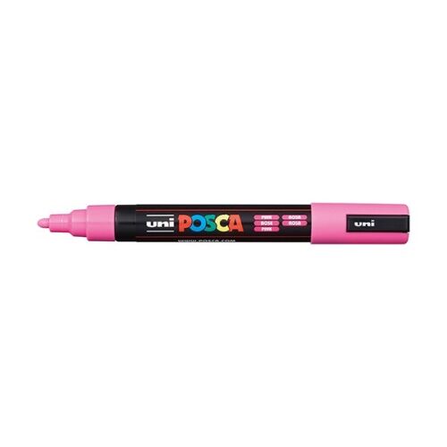 Uni POSCA PC-5M rózsaszín marker rajzoláshoz, művészethez és kézművességhez - Rajzeszköz