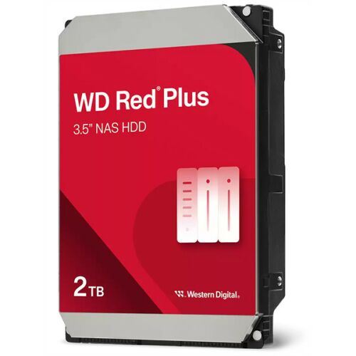 Western Digital 2TB Red Plus NAS Belső Merevlemez WD20EFPX - Western Digital