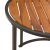 vidaXL Kávasztal Szett 2 pcs Természetes és Fekete 55 x 55 x 45 cm 159419866