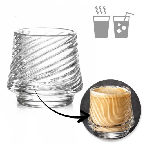 Bordázott pohár 150ml 1 db kávéhoz, italokhoz, whiskyhez 7.5x8cm SZK200 162065309 - Vizespohár